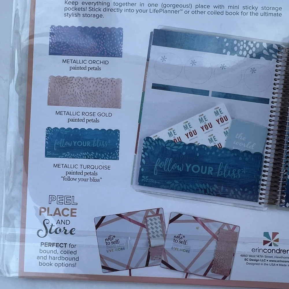 NWT Erin Condren Mini Pocket Set of 3